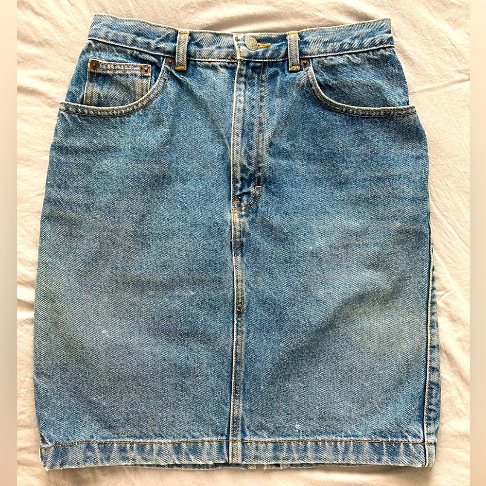 Vintage Calvin Klein Denim Skirt